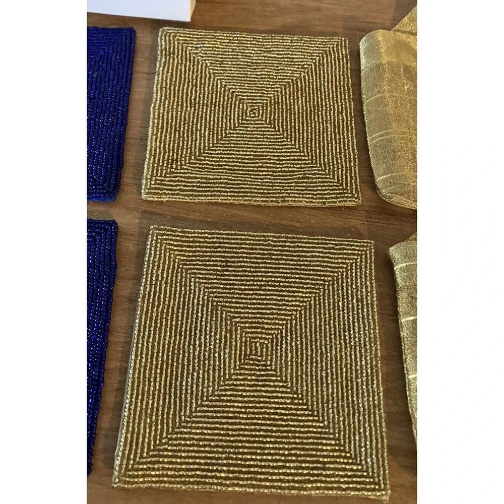 Set of 8 House of Lloyd - BEADED COASTERS IN A BAG 4